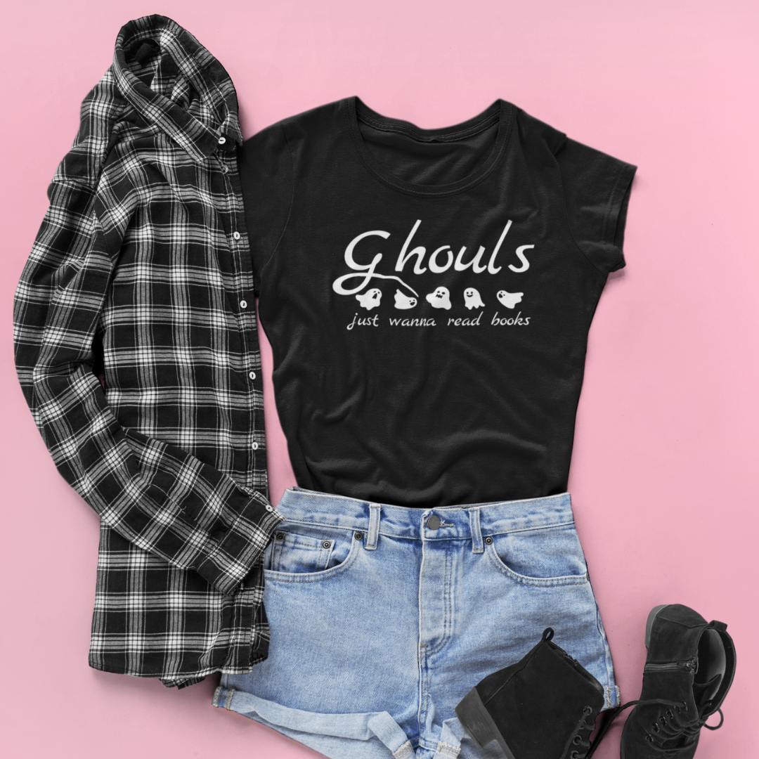 Ghouls Just Wanna Read Books Tee