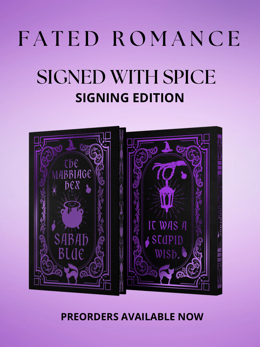 The Marriage Hex by Sarah Blue PREORDER FOR SHIPPING